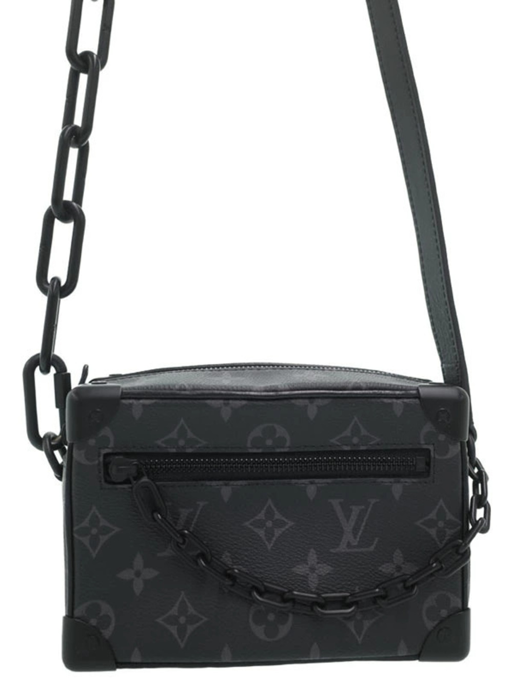 Louis Vuitton Monogram Eclipse Black Soft Trunk Shoulder Bag
